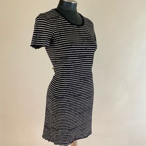 ATM Anthony Thomas Melillo Striped T-Shirt Dress
